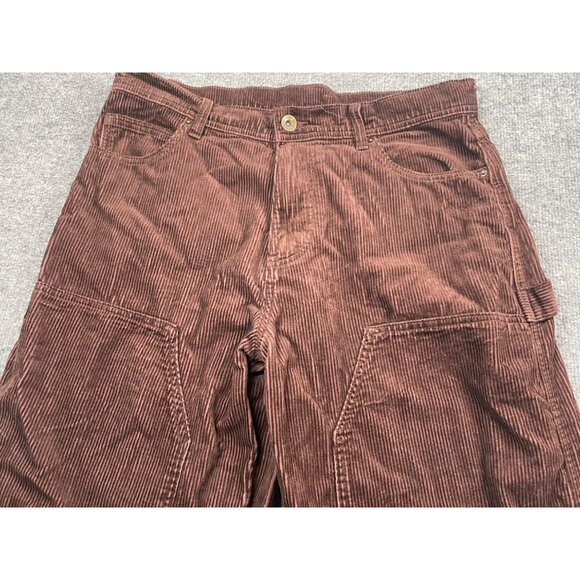 No Boundaries Brown Corduroy 34x31 Relaxed Fit Carpenter Baggy Grungy Pockets - Picture 3 of 8